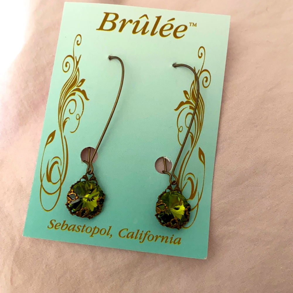 Maria Stashak Swarovski Crystal Earrings